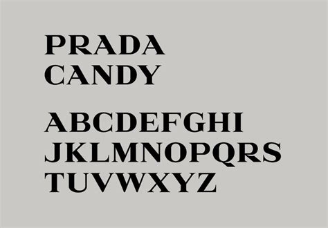 prada logo generator|prada candy font download.